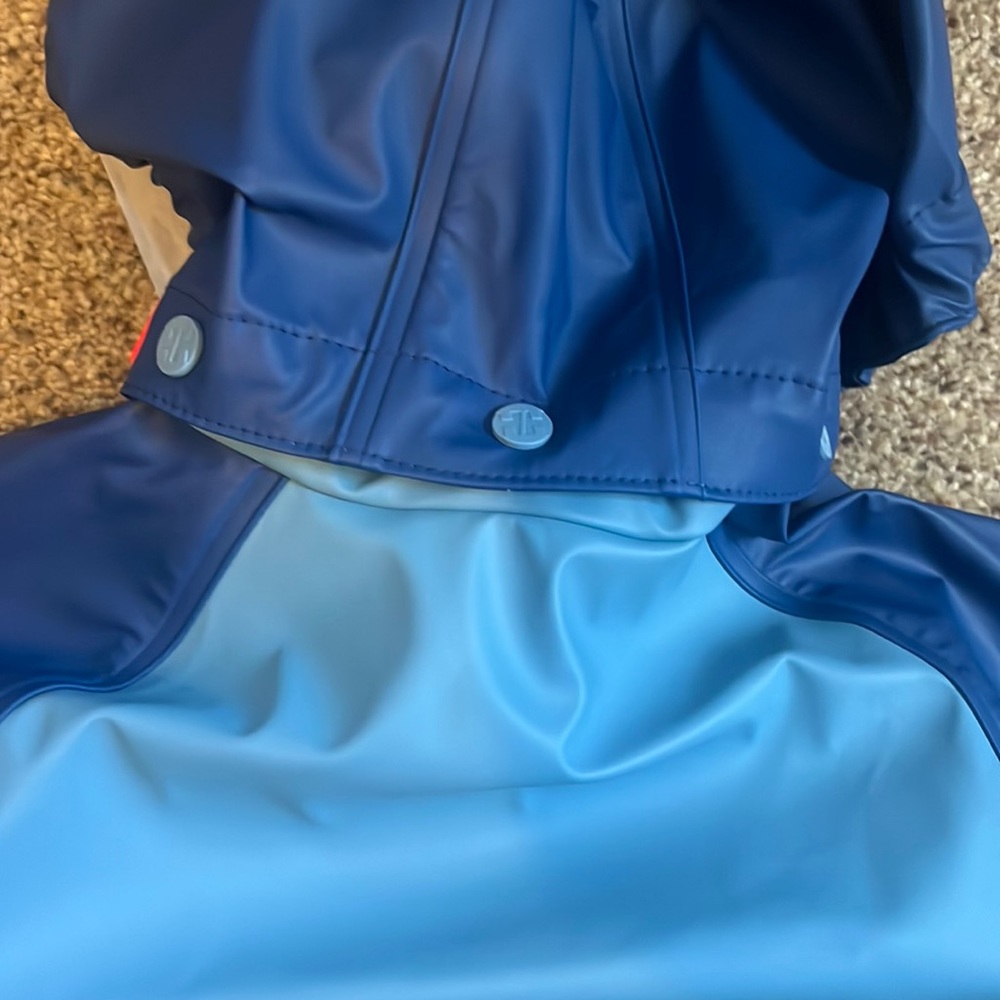 Helly Hansen Kids Bergen 2.0 PU Rainset Deep Fjord Kids sizes NWT - Picture 10 of 13